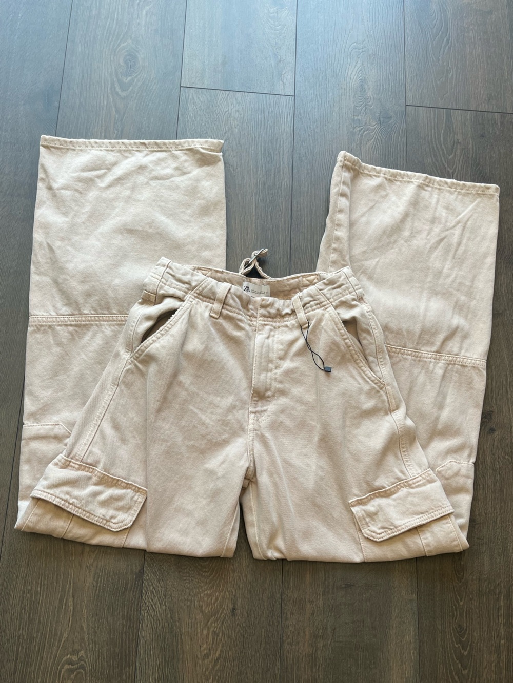 NWOT Zara Wide Leg Cargo Pants